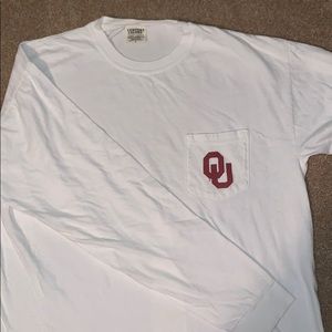 OU long sleeve comfort colors T-shirt